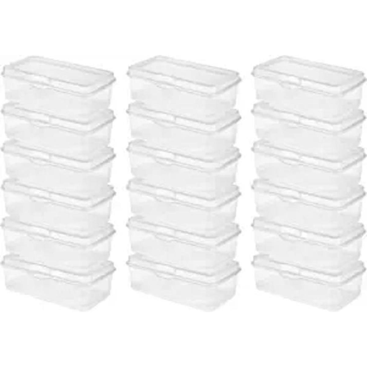 Sterilite Contenedor de plástico transparente FlipTop con