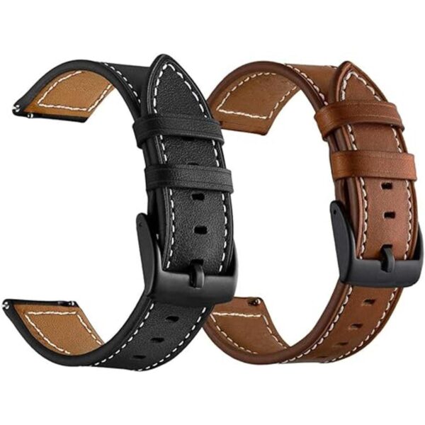 LDFAS Correa de cuero para Galaxy Watch 5 Pro de 1.57_1