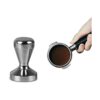 Tamper de café 1.929 in prensa de café espresso acero