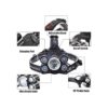 Linterna frontal LED recargable por USB 9000 lúmenes
