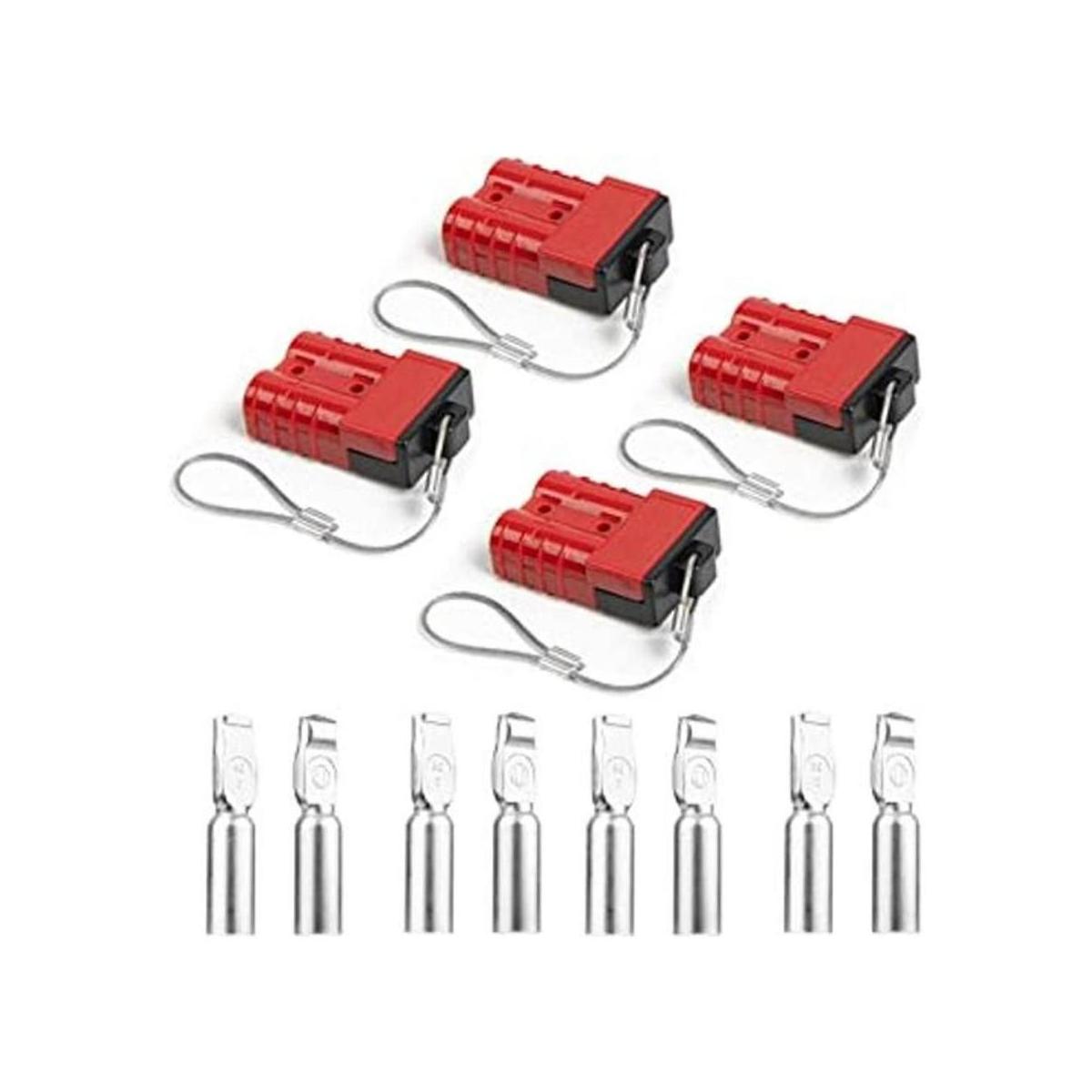 HYCLAT Red 50A 610 Cable de batería de calibre de conexión