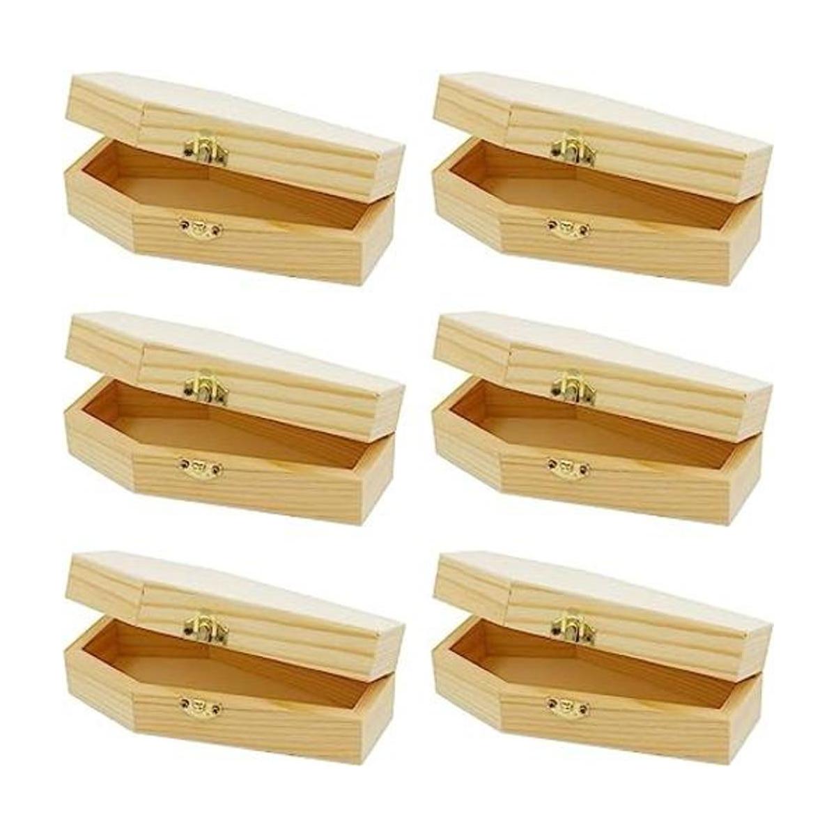 Creative Hobbies Paquete de 6 ataúdes funerarios pequeños