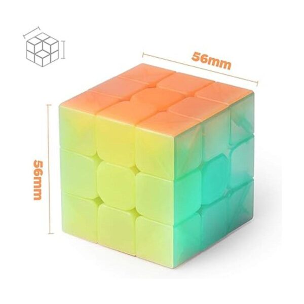 DFantiX QY Toys Warrior W 3x3 Speed Cube Jelly 3x3 x 3_2