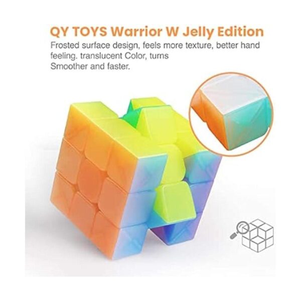 DFantiX QY Toys Warrior W 3x3 Speed Cube Jelly 3x3 x 3_3