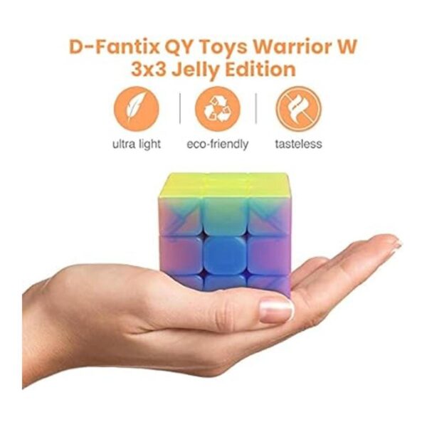 DFantiX QY Toys Warrior W 3x3 Speed Cube Jelly 3x3 x 3_5