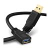 NC XQIN Cable USB de tipo A y 3.0 con conexión macho a