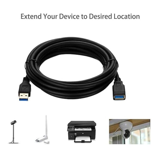NC XQIN Cable USB de tipo A y 3.0 con conexión macho a