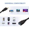 NC XQIN Cable USB de tipo A y 3.0 con conexión macho a