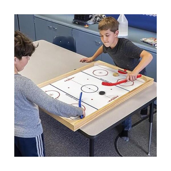 GoSports Juego de hockey Ice Pucky de madera para niños y_2