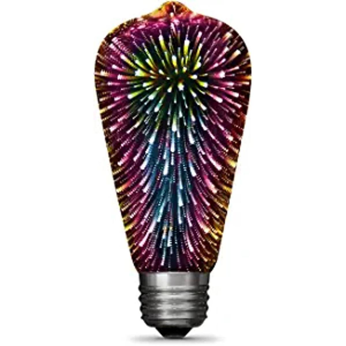 Feit Electric Infinity 3D Fireworks Bombilla LED ST19