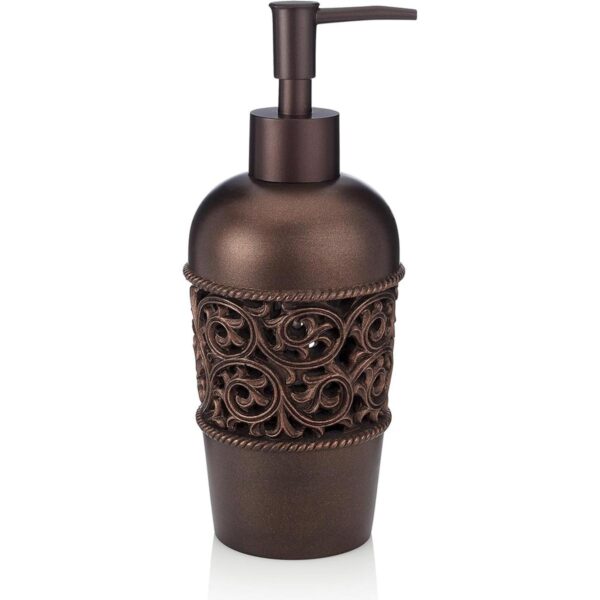Essentra Home Juego de accesorios de baño de bronce de 4