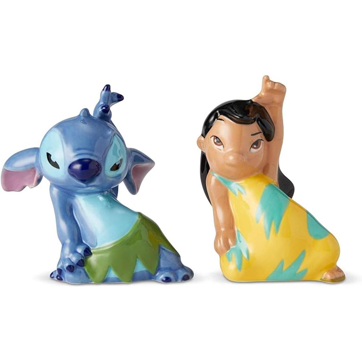 Enesco Lilo and Stitch Saleros de cerámica y pimienta