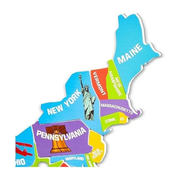 Mapa de rompecabezas de Estados Unidos con 44 piezas_2