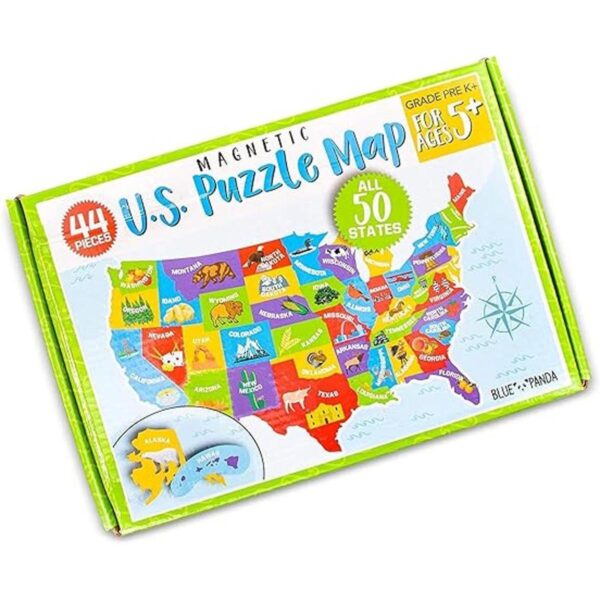 Mapa de rompecabezas de Estados Unidos con 44 piezas_4