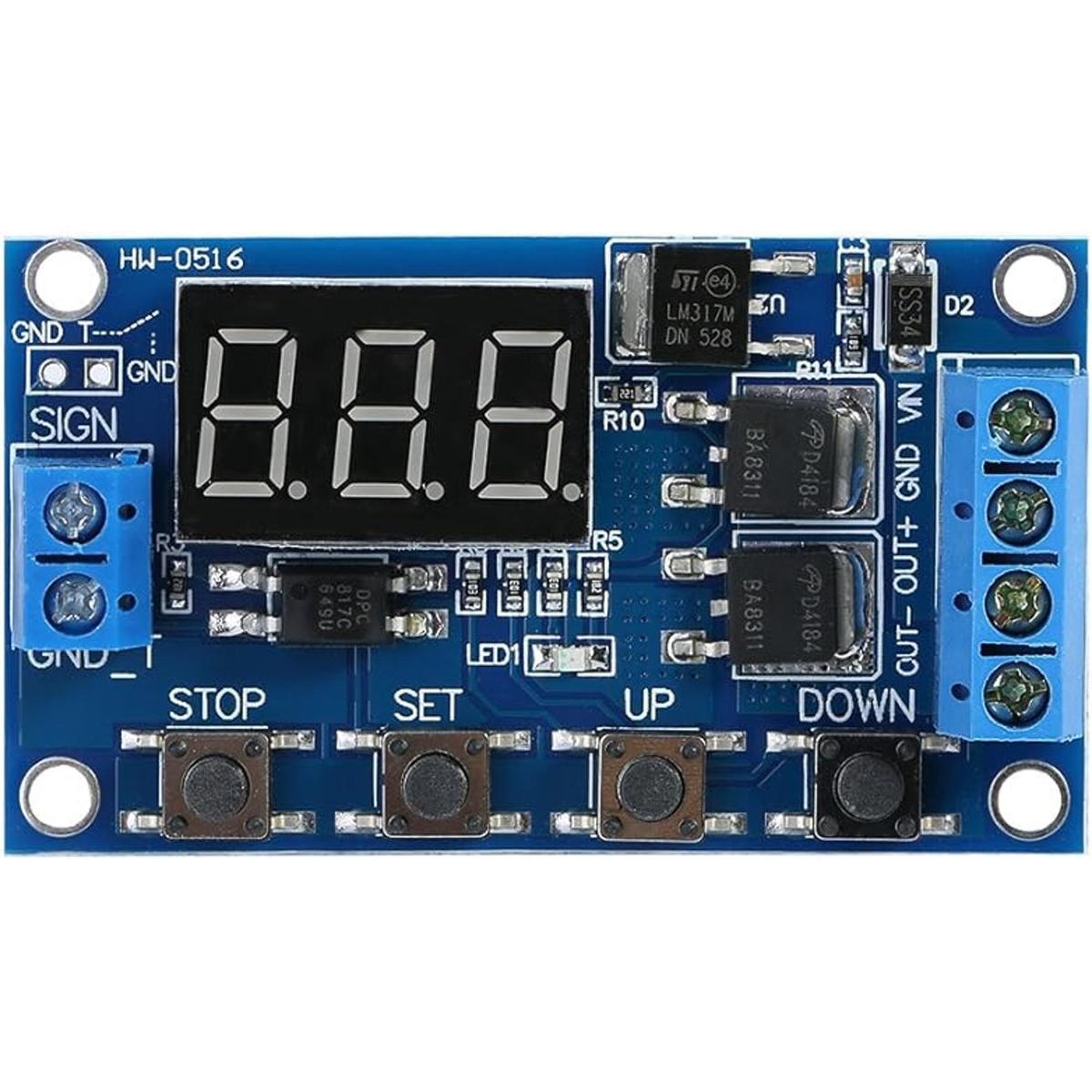 Módulo de temporizador de CC de 5 V36 V interruptor de