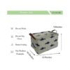 CLOCOR Cesta de almacenamiento rectangular bonito