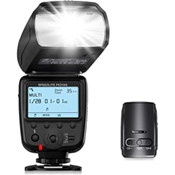Powerextra Pantalla LCD Flash Speedlite 2.4G Kit de_1