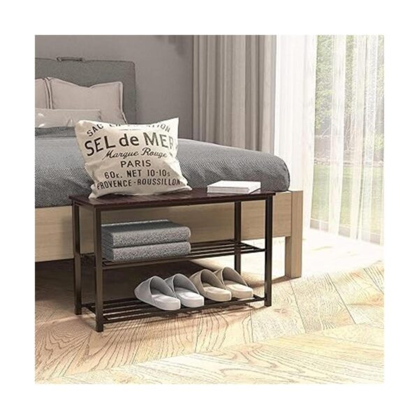 SimpleHouseware Banco de almacenamiento de zapatos para_4