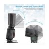 Powerextra Pantalla LCD Flash Speedlite 2.4G Kit de_4