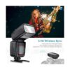 Powerextra Pantalla LCD Flash Speedlite 2.4G Kit de_2