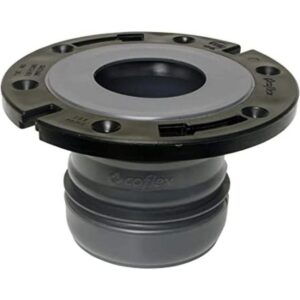 FlexOn Brida de inodoro para tubos de PVC de 4 pulgadas