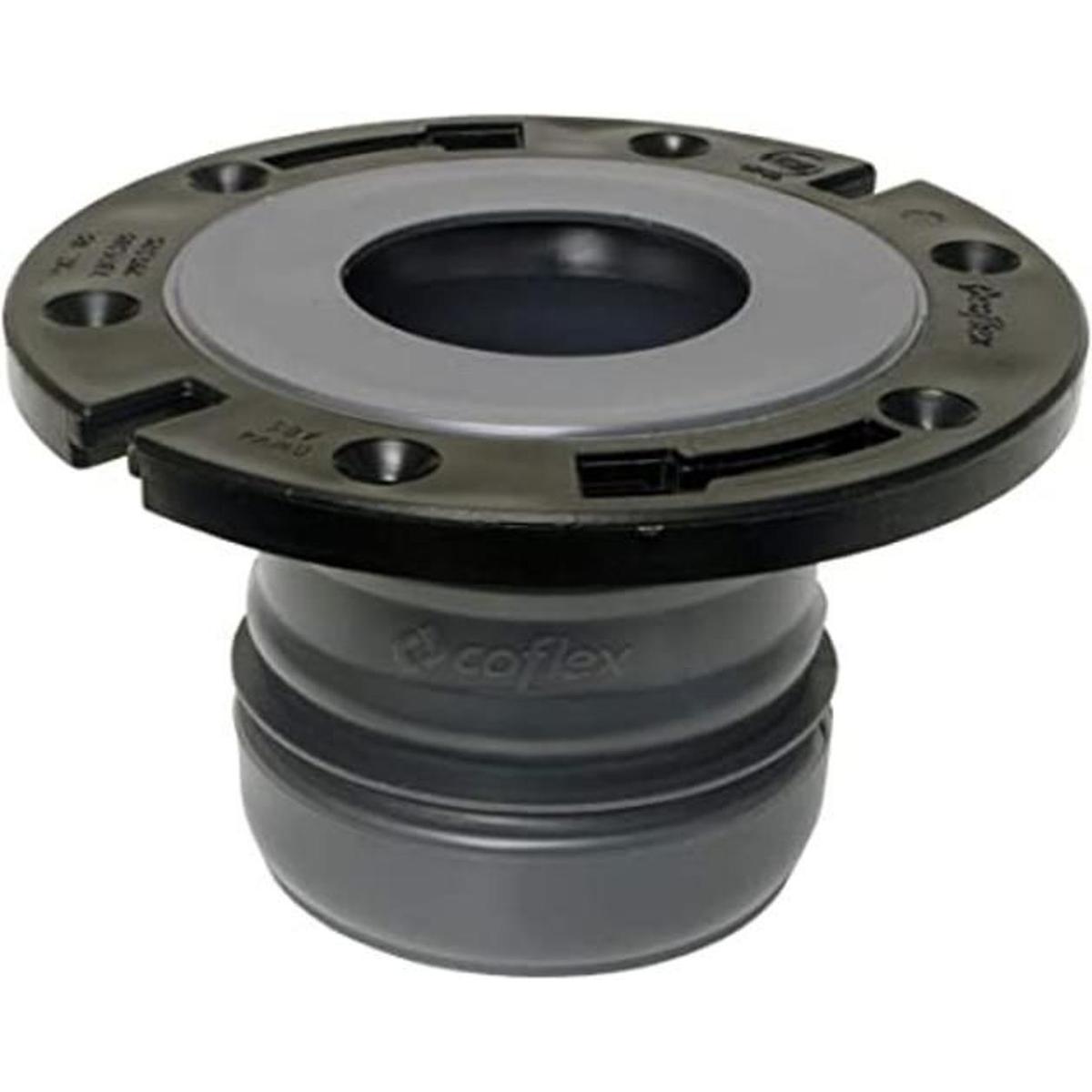 FlexOn Brida de inodoro para tubos de PVC de 4 pulgadas