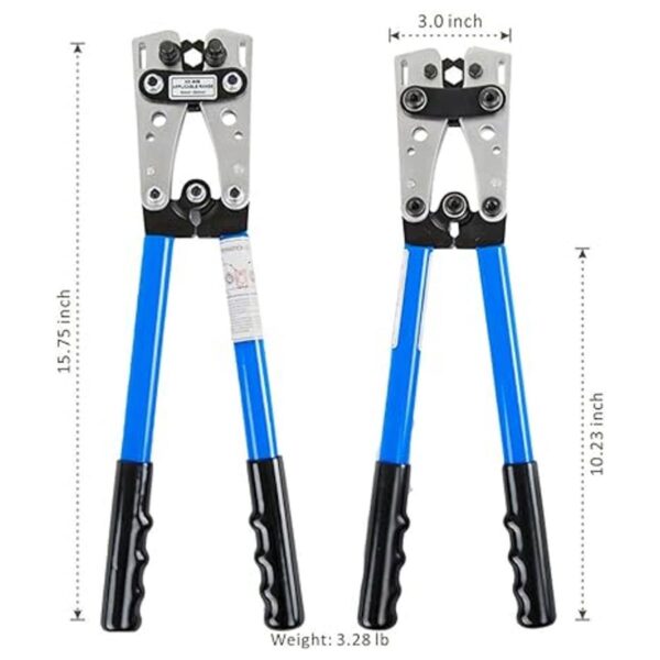 Crimpadora de alambre para prensar cables de 10 8 64 2