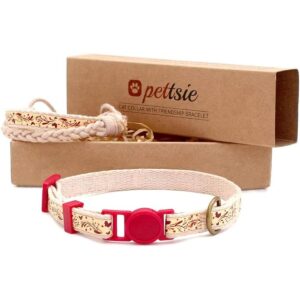 Pettsie Pulsera de seguridad y amistad con collar de_1