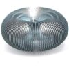 Srenta 1 pulgada Mini Metal Coil Spring Plata y Oro_2