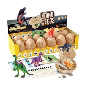 Kit de huevos de dinosaurio Abre 12 únicos huevos de_1
