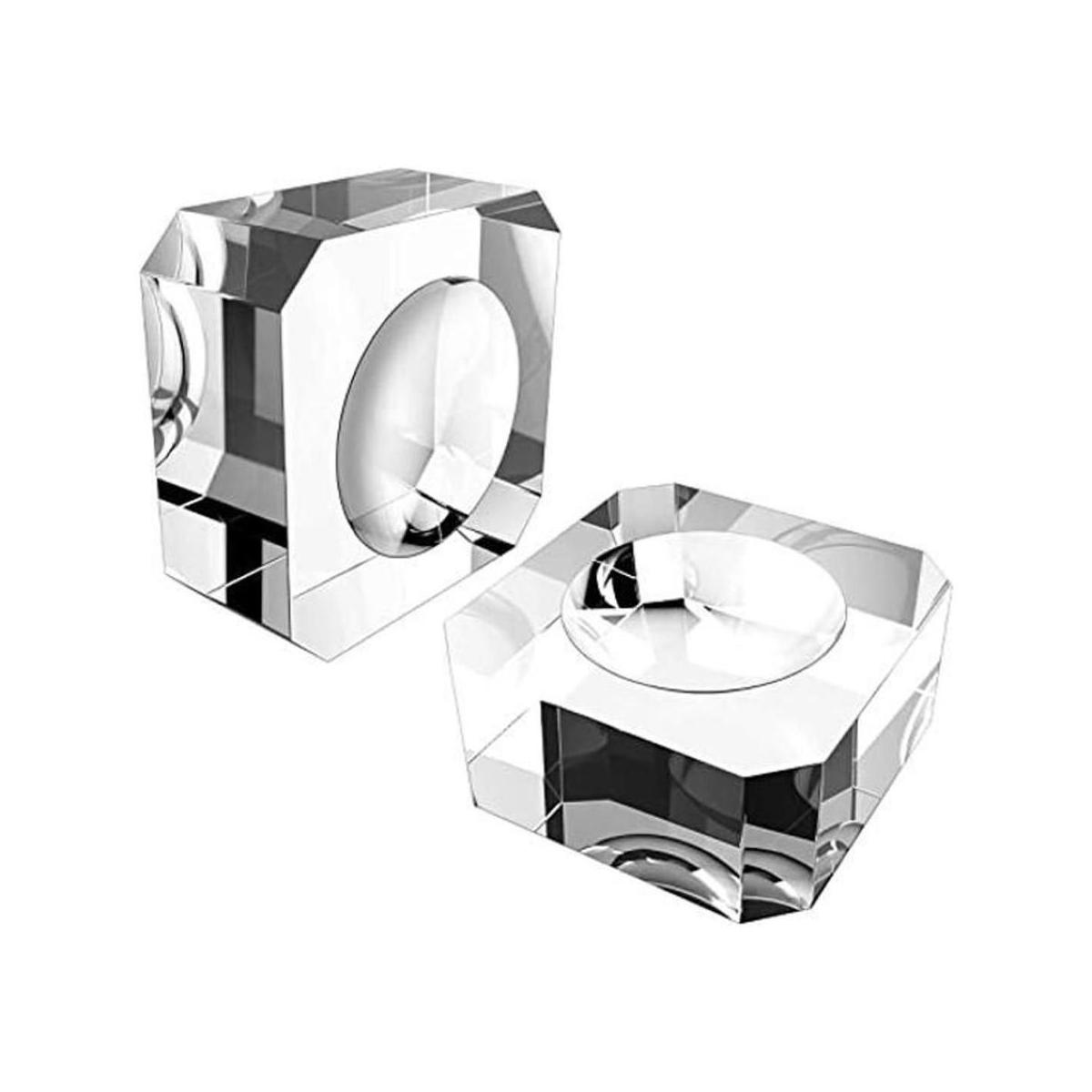 SATINIOR Paquete de 2 soportes cuadrados de bolas de