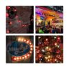 Paquete de 10 bombillas LED de colores de 1 W E27 G45