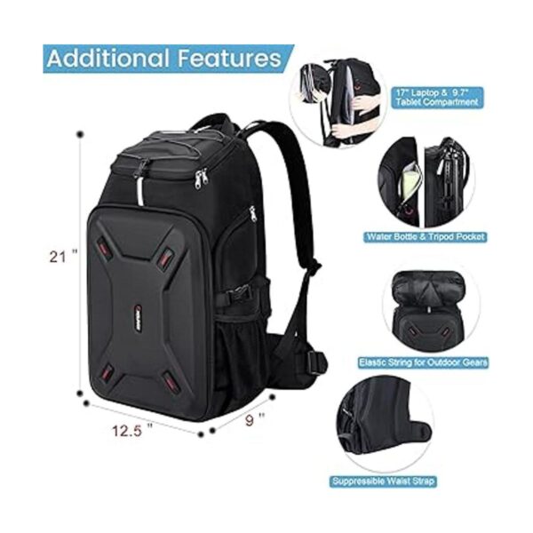 Endurax Mochila de dron para cámara DSLR y DJI Phantom_4