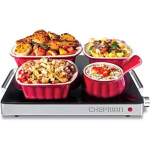 Chefman Bandeja de calentamiento compacta con control de_1