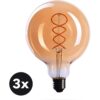 CROWN LED 3X Edison Light Bulb E26 Base Dimmable