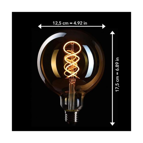CROWN LED 3X Edison Light Bulb E26 Base Dimmable