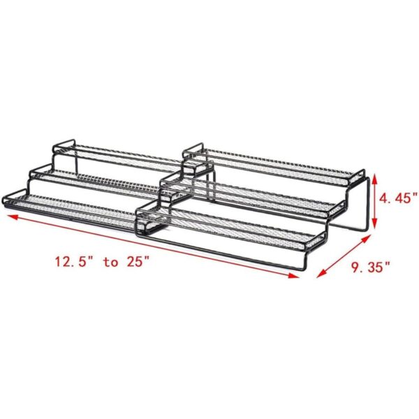 Organizador de especias de 3 niveles expandible para_6