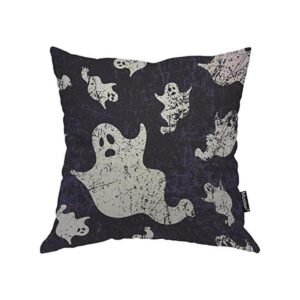 Moslion Funda de almohada de calavera de Halloween