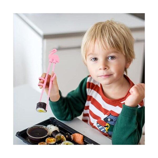 Plum Garden 4 palillos para niños palillos de aprendizaje_3