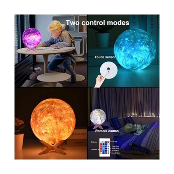 HYODREAM 3D lámpara de luna para niños lámpara Galaxy de_5