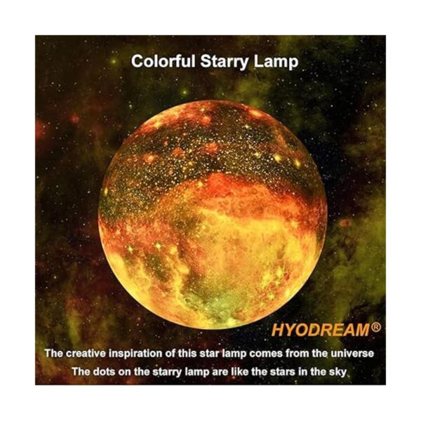 HYODREAM 3D lámpara de luna para niños lámpara Galaxy de_2