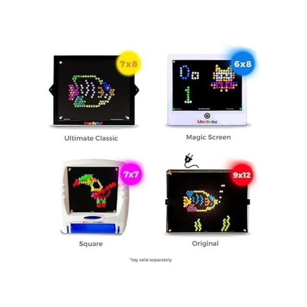 IllumiPeg Zoo Plantillas de recarga para Basic Fun Lite