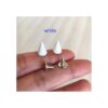 Gdeal 100 piezas de remaches de metal con forma de bala_3