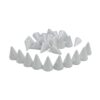 Gdeal 100 piezas de remaches de metal con forma de bala_1