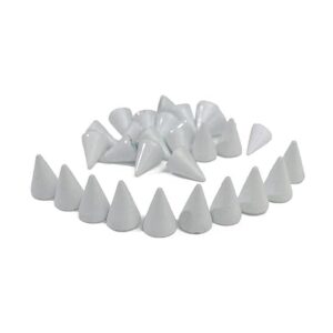 Gdeal 100 piezas de remaches de metal con forma de bala_1
