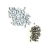 Gdeal 100 piezas de remaches de metal con forma de bala_2