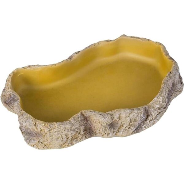 REPTIZOO Plato de comida para reptiles para terrario