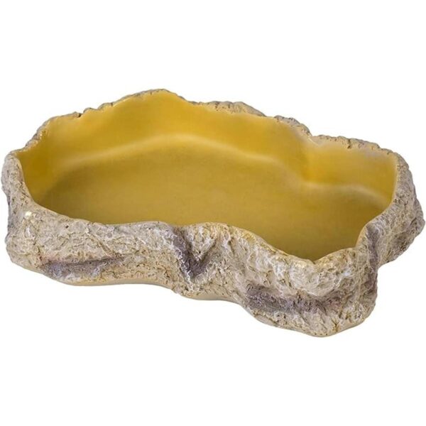 REPTIZOO Plato de comida para reptiles para terrario