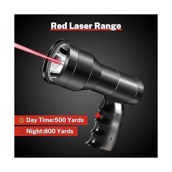GearOZ Linterna de caza recargable de mano luz de escaneo_2