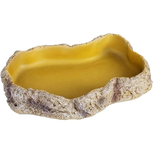 REPTIZOO Plato de comida para reptiles para terrario